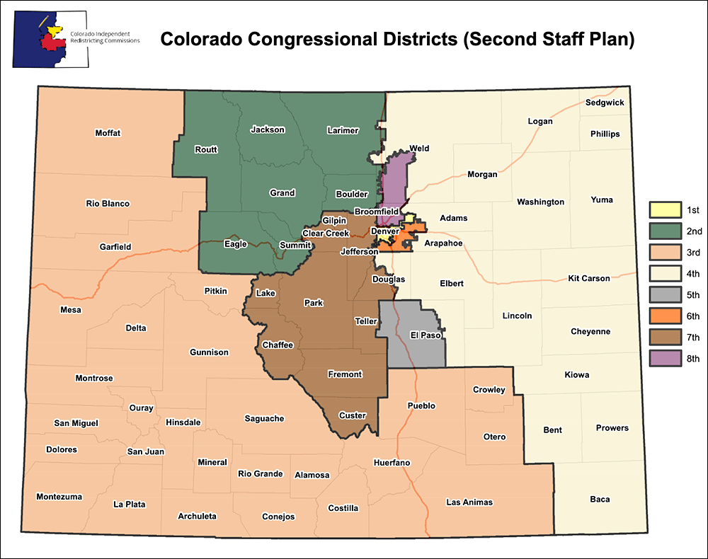 Colorado Redistricting Map Congressional Version 3 The ELLIS Insight