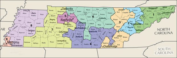 Tennessee Congressional Districts 2021 620x205 